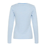 Kaffe Womens T-Shirt Liddy Chalk/Provance/Fudge Heart