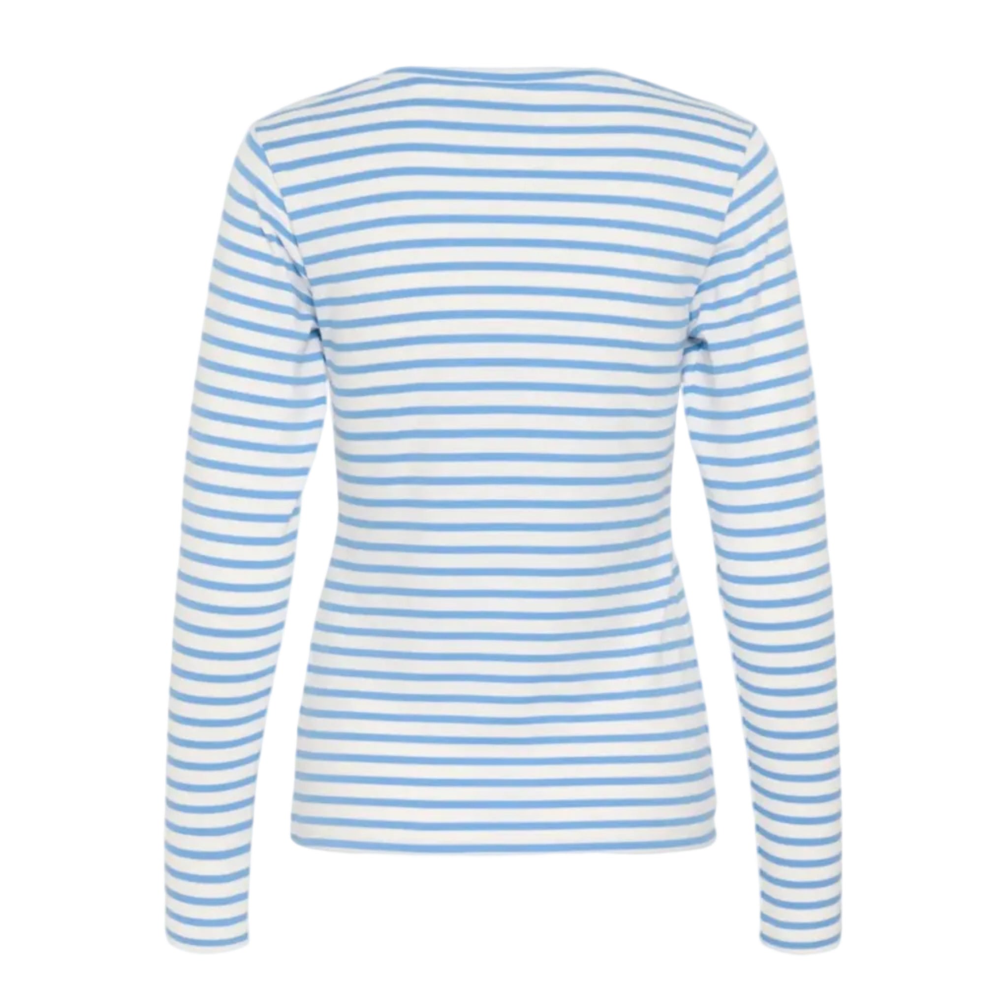 Kaffe Womens T-Shirt Liddy Chalk/Provance/Fudge Heart