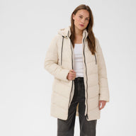Kaffe Womens Puffer Coat KAsusanne Turtledove