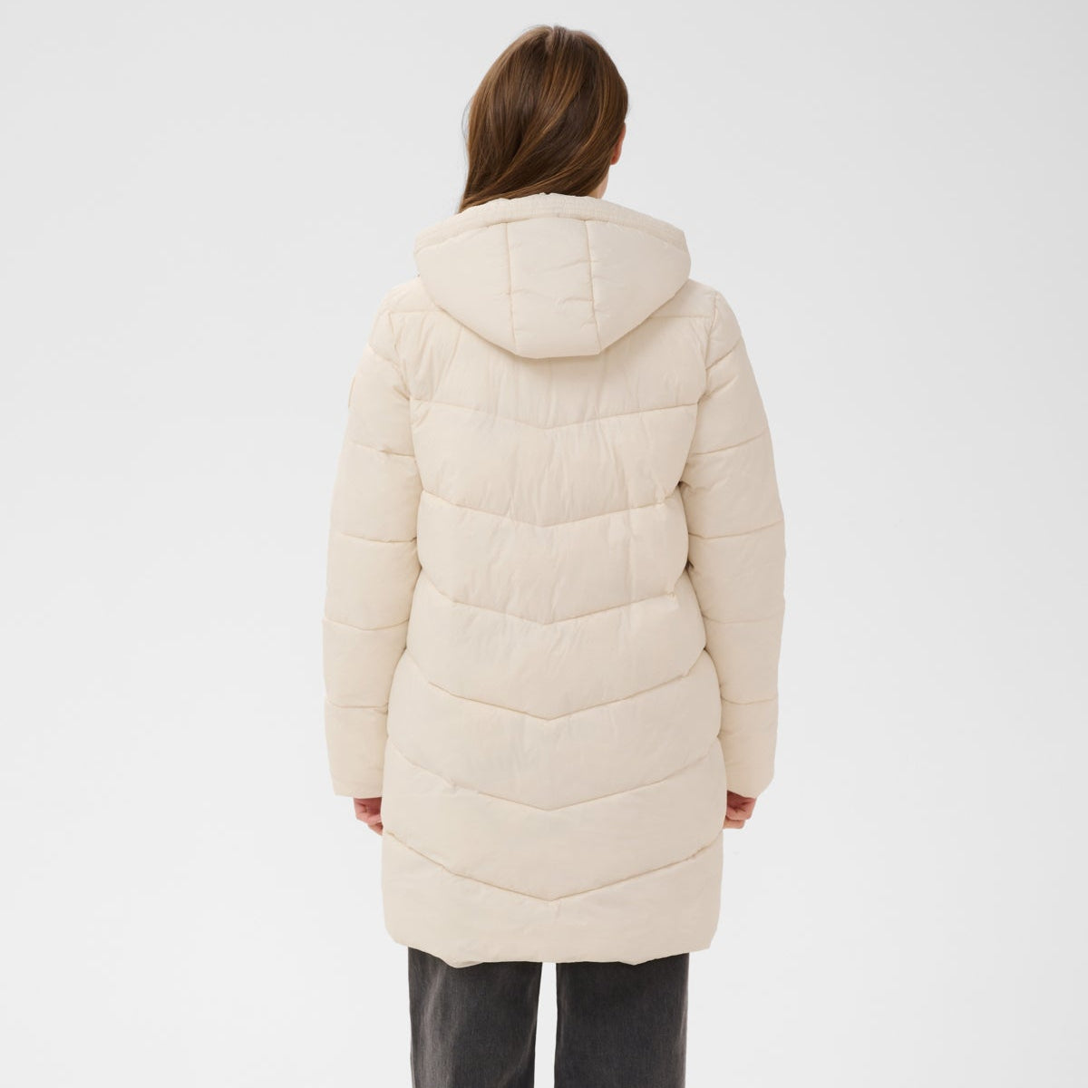 Kaffe Womens Puffer Coat KAsusanne Turtledove