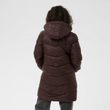 Kaffe Womens Puffer Coat KAsusanne Coffee Bean