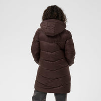 Kaffe Womens Puffer Coat KAsusanne Coffee Bean