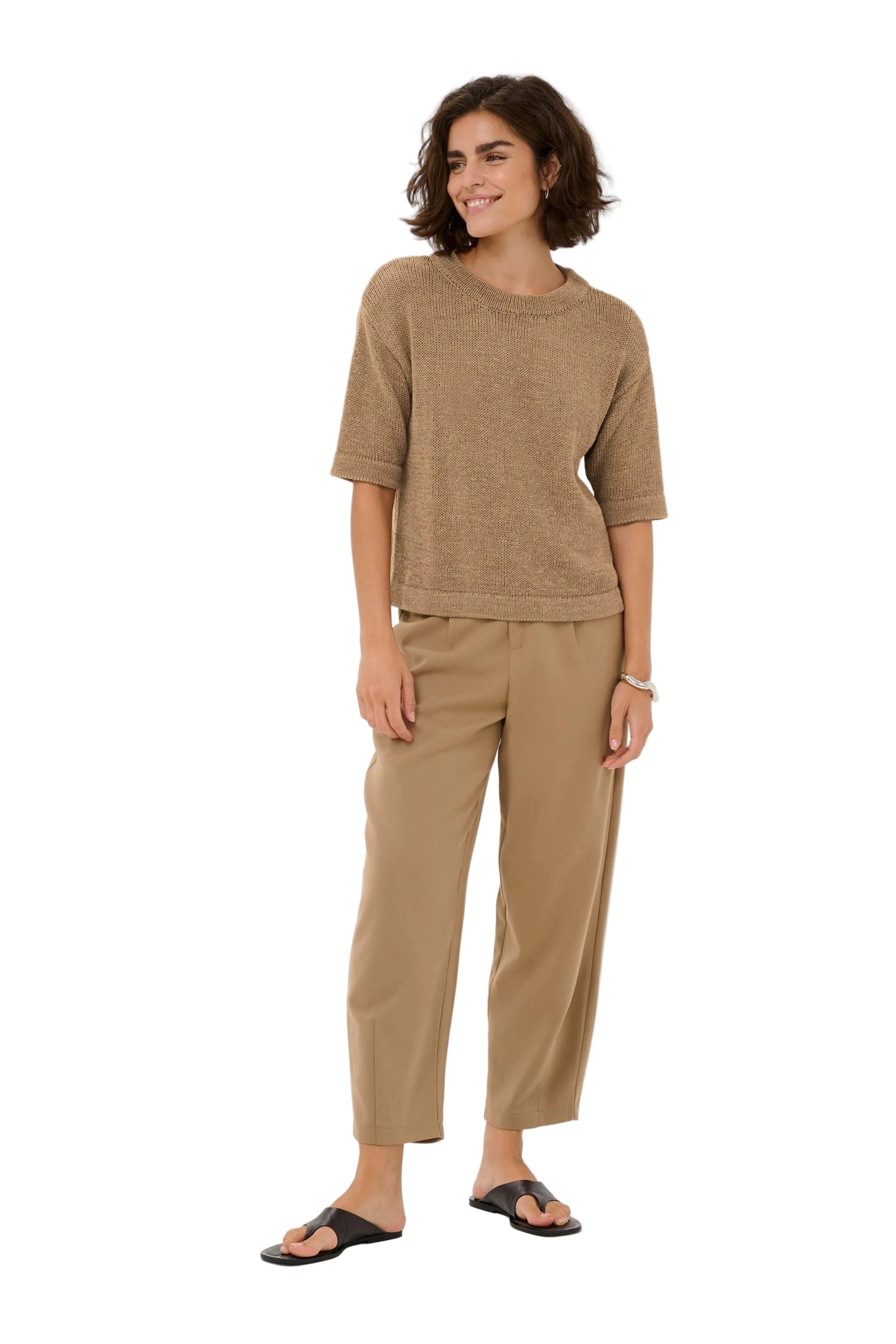 Kaffe Womens KAsevita Pullover Petrified Oak