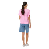 Kaffe Womens Milia Wing Blouse Pink Frosting