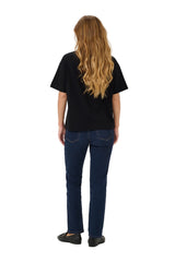 Kaffe women's black denim t-shirt