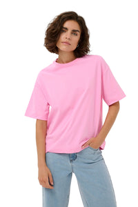 Kaffe Womens KAtomina T-Shirt Pink Frosting