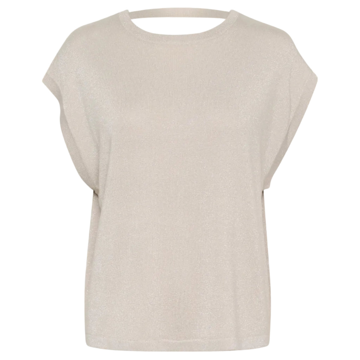 Kaffe Womens Top Regina Knit Feather Grey