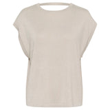 Kaffe Womens Top Regina Knit Feather Grey