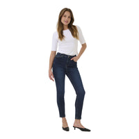 Kaffe Womens Jeans Willow HW Slim Fit Dark Blue Denim