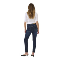 Kaffe Womens Jeans Willow HW Slim Fit Dark Blue Denim