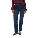 Kaffe women's blue denim jeans with zip