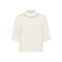 Kaffe Womens Merina Pullover Chalk
