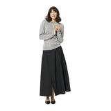 Kaffe Womens Pullover Jada Polo Grey Melange
