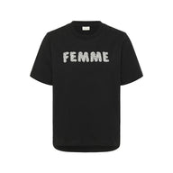 Kaffe Womens T-Shirt Arina Black Deep