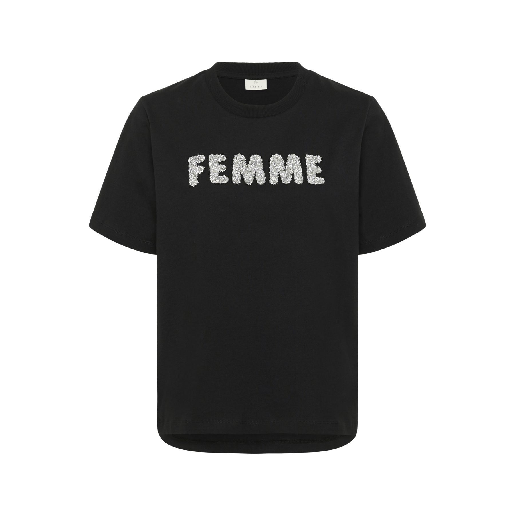 Kaffe Womens T-Shirt Arina Black Deep