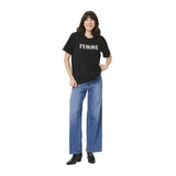 Kaffe Womens T-Shirt Arina Black Deep