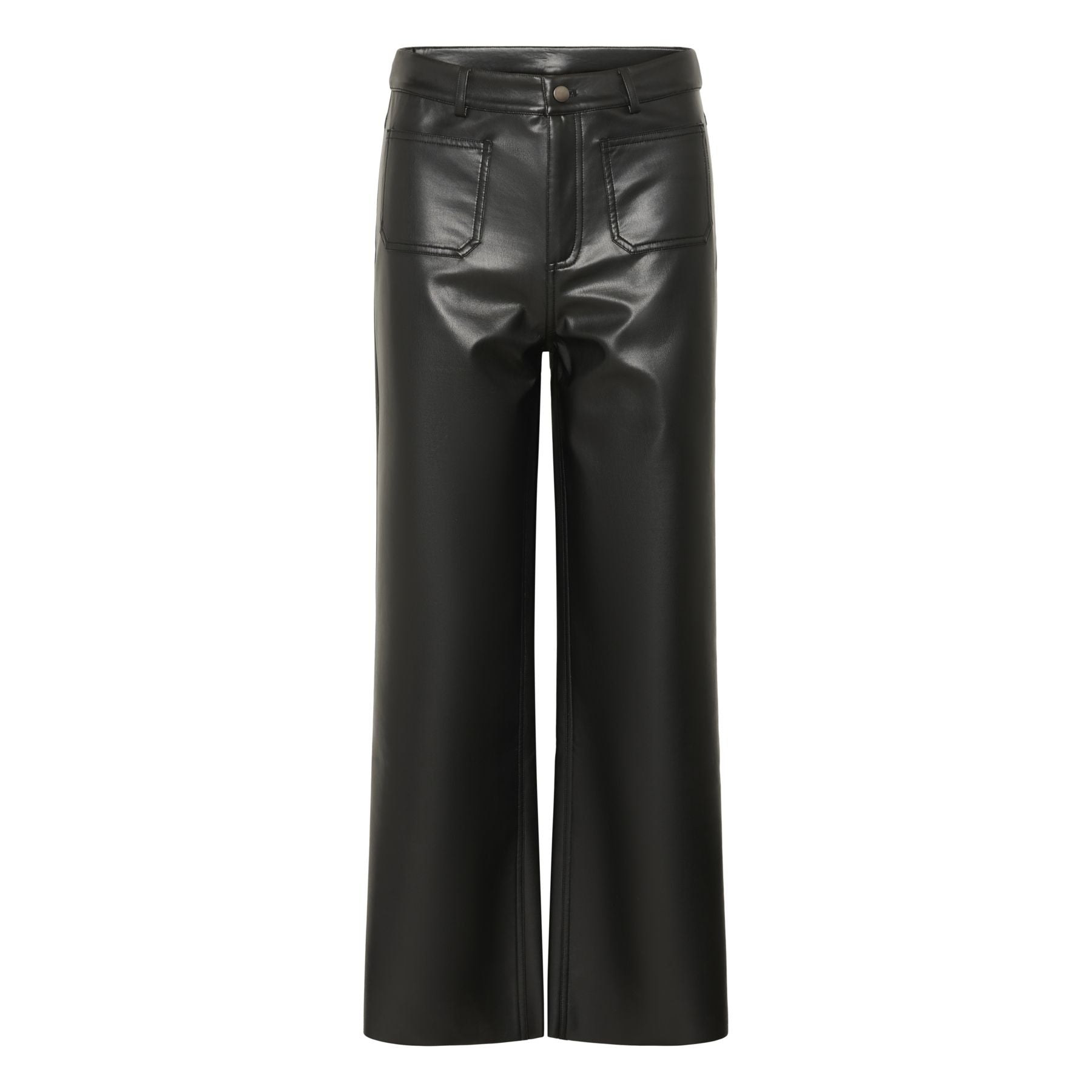 Kaffe Womens Jeans Mikka PU Black Deep