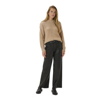 Kaffe Womens Jeans Mikka PU Black Deep