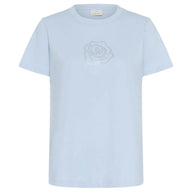 Kaffe Womens T-Shirt Jean Powder Blue