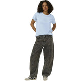 Kaffe Womens T-Shirt Jean Powder Blue