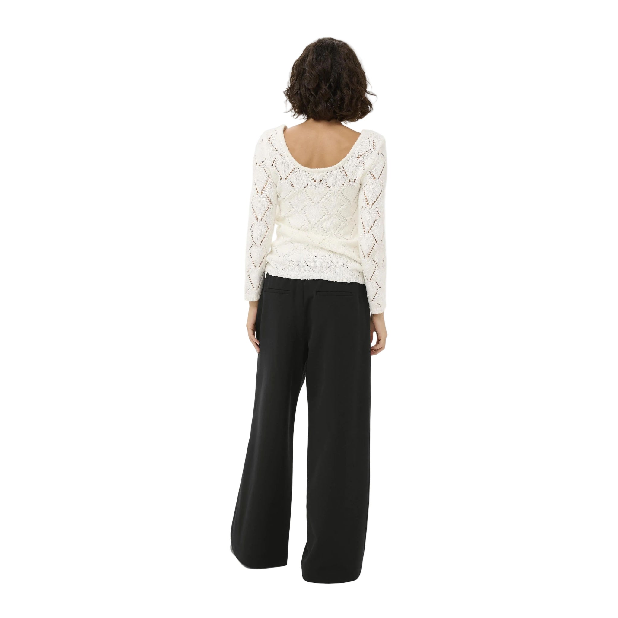 Kaffe Womens KAvalley Pants Black Deep
