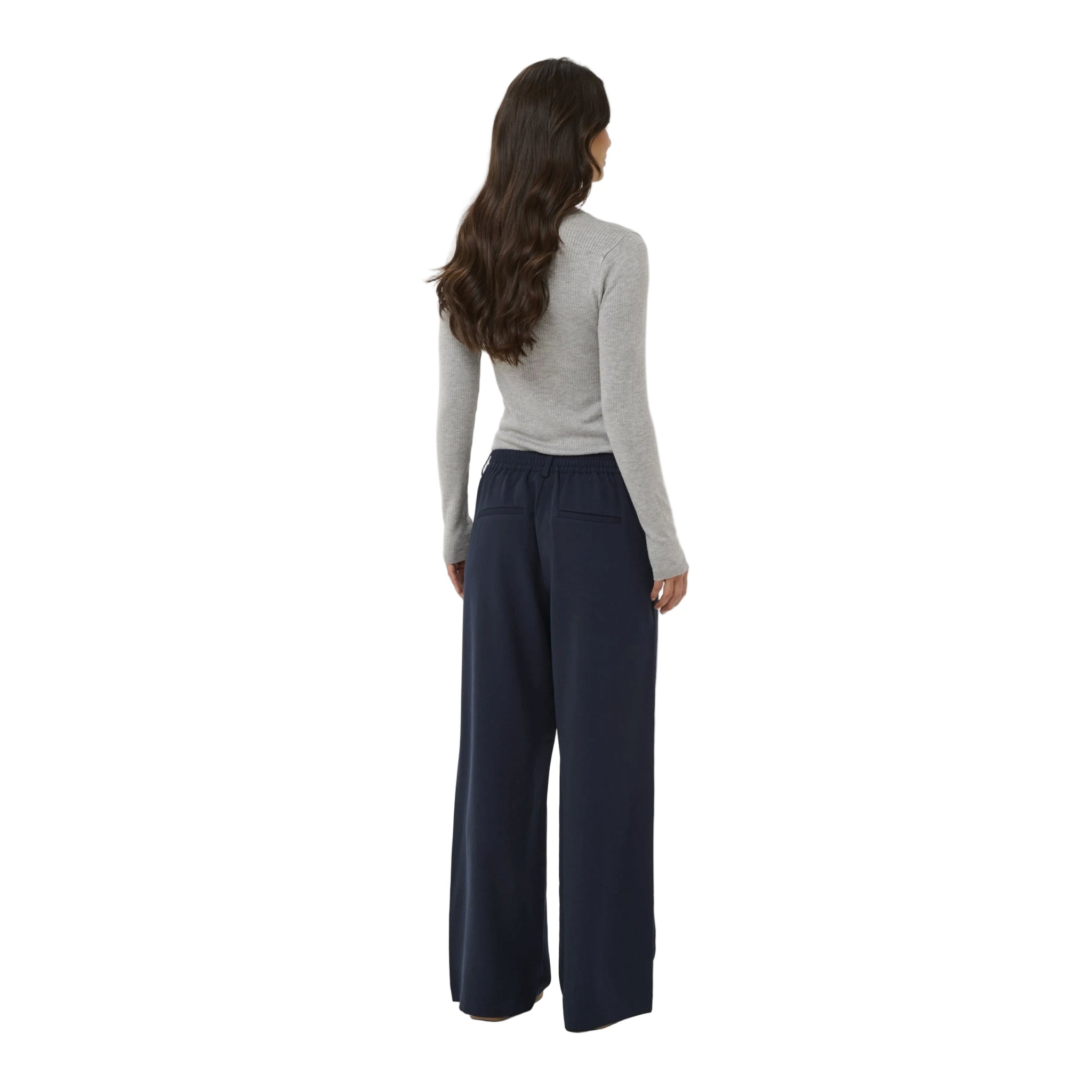 Kaffe Womens KAvalley Pants Midnight Marine