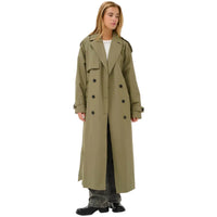 Kaffe Womens KAvalentina Trench Coat Dusky Green
