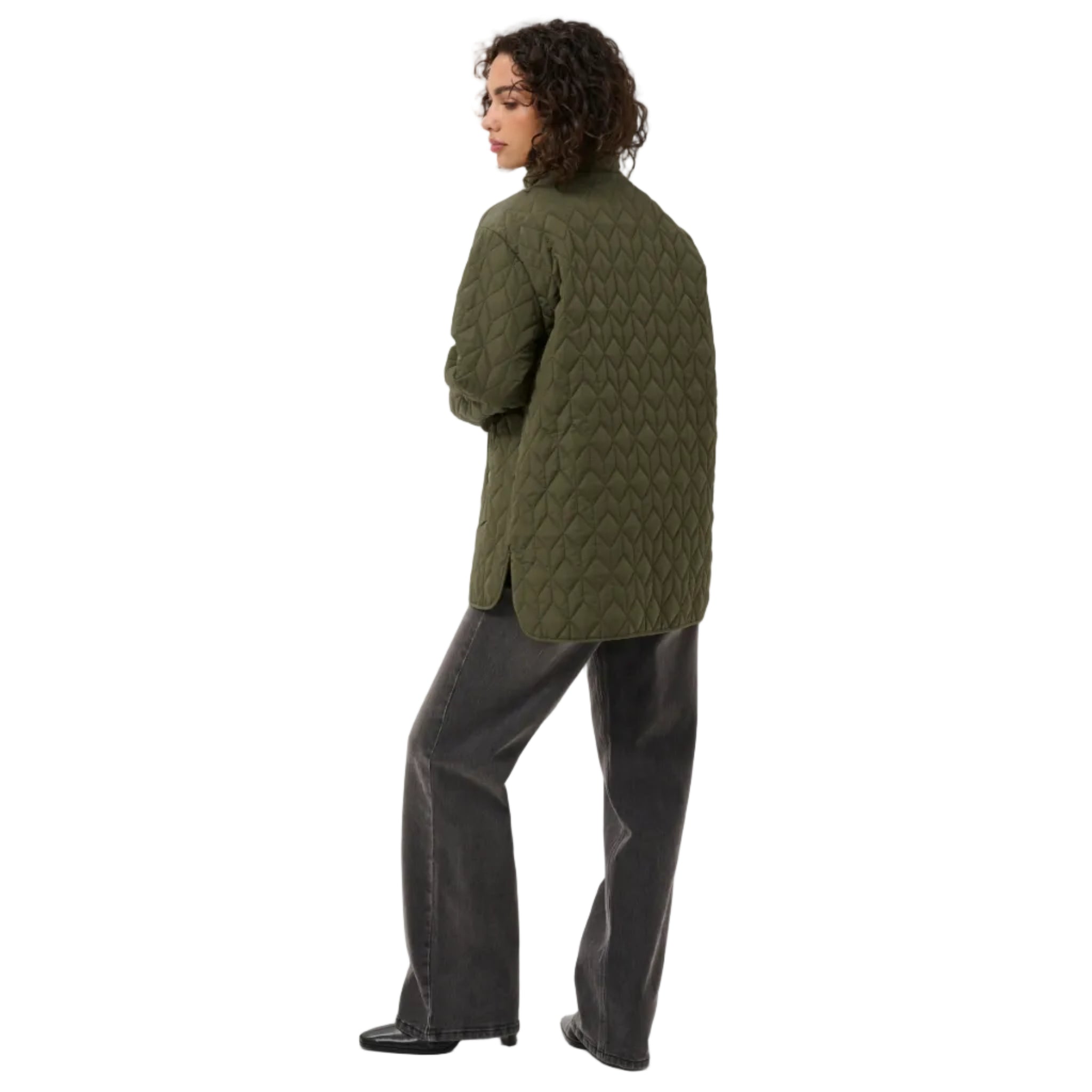 Kaffe Womens Jacket Leila Quilt Olive Night
