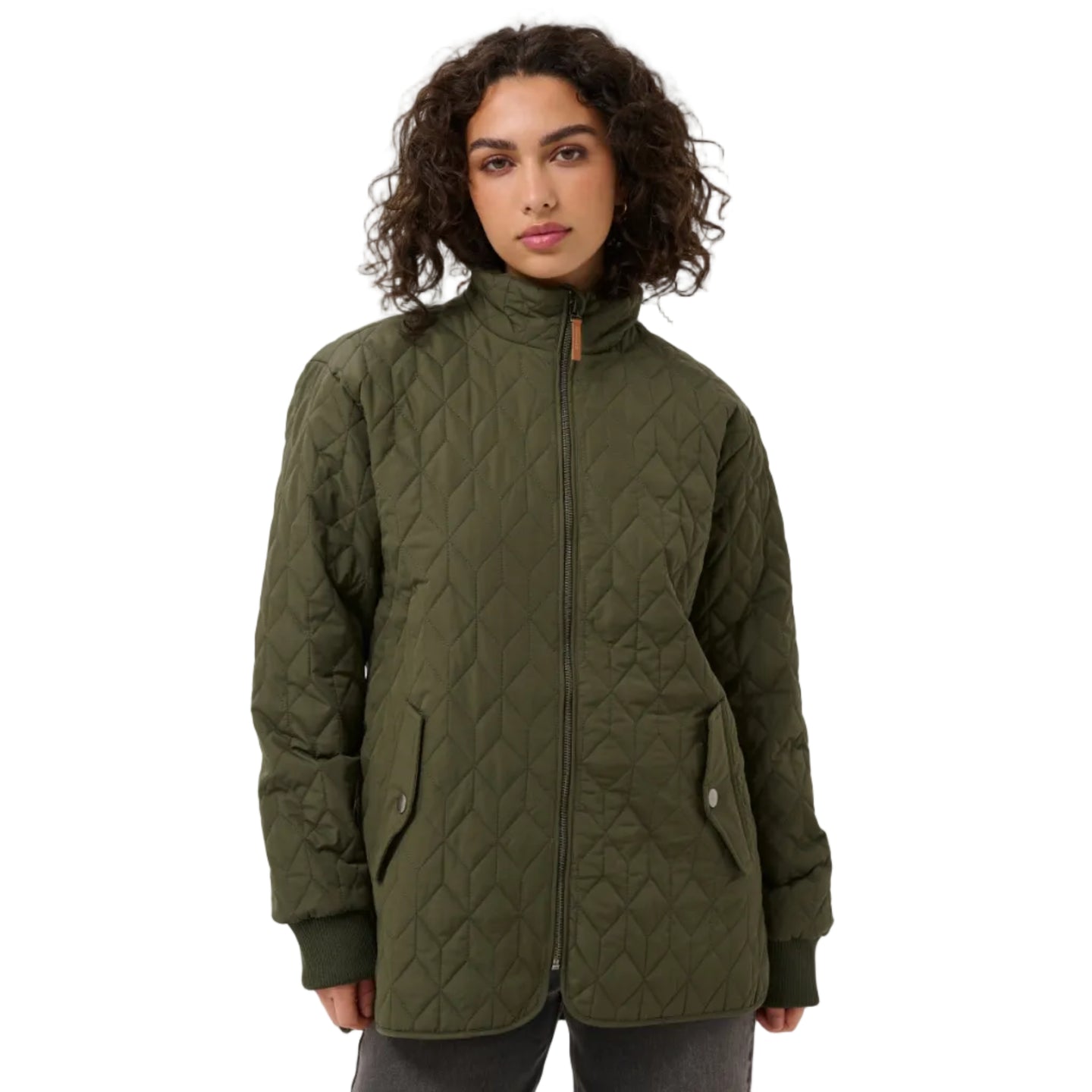 Kaffe Womens Jacket Leila Quilt Olive Night