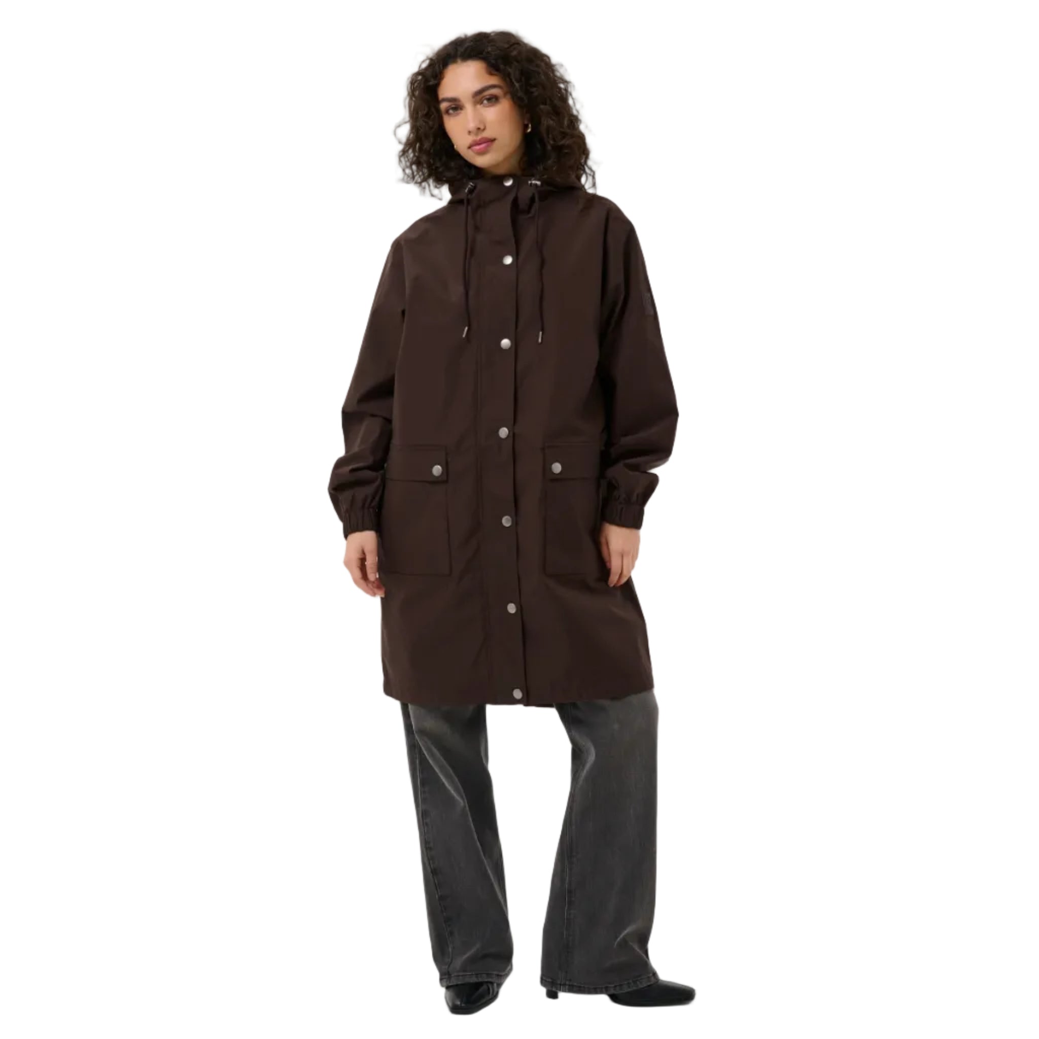 Kaffe Womens Jacket Ennie Sofia Coffee Bean