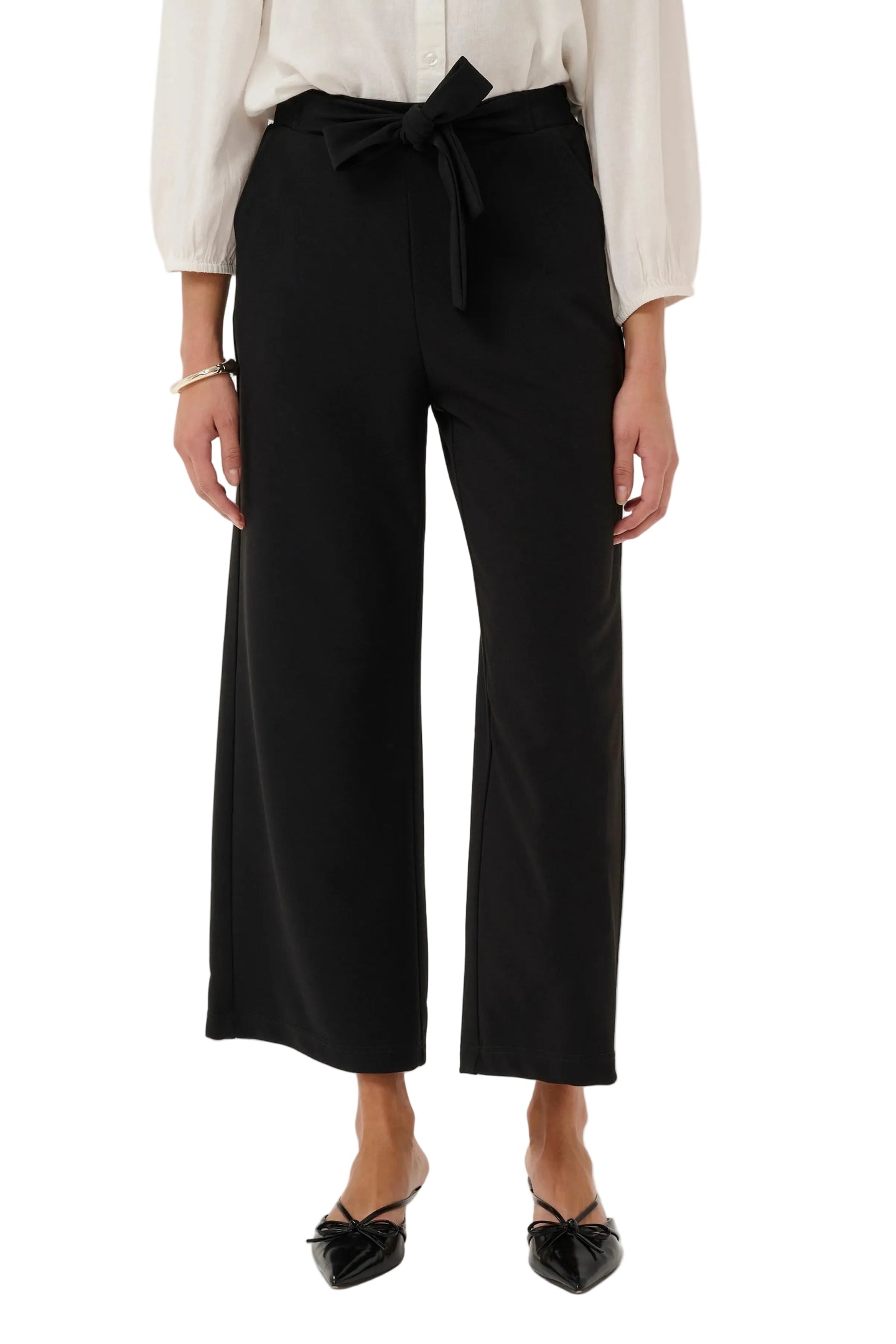 Kaffe Womens KAphoebe Cropped Pants Black Deep