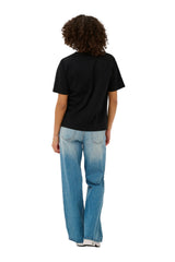 Kaffe women's black cotton t-shirt