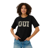 Kaffe women's black cotton t-shirt