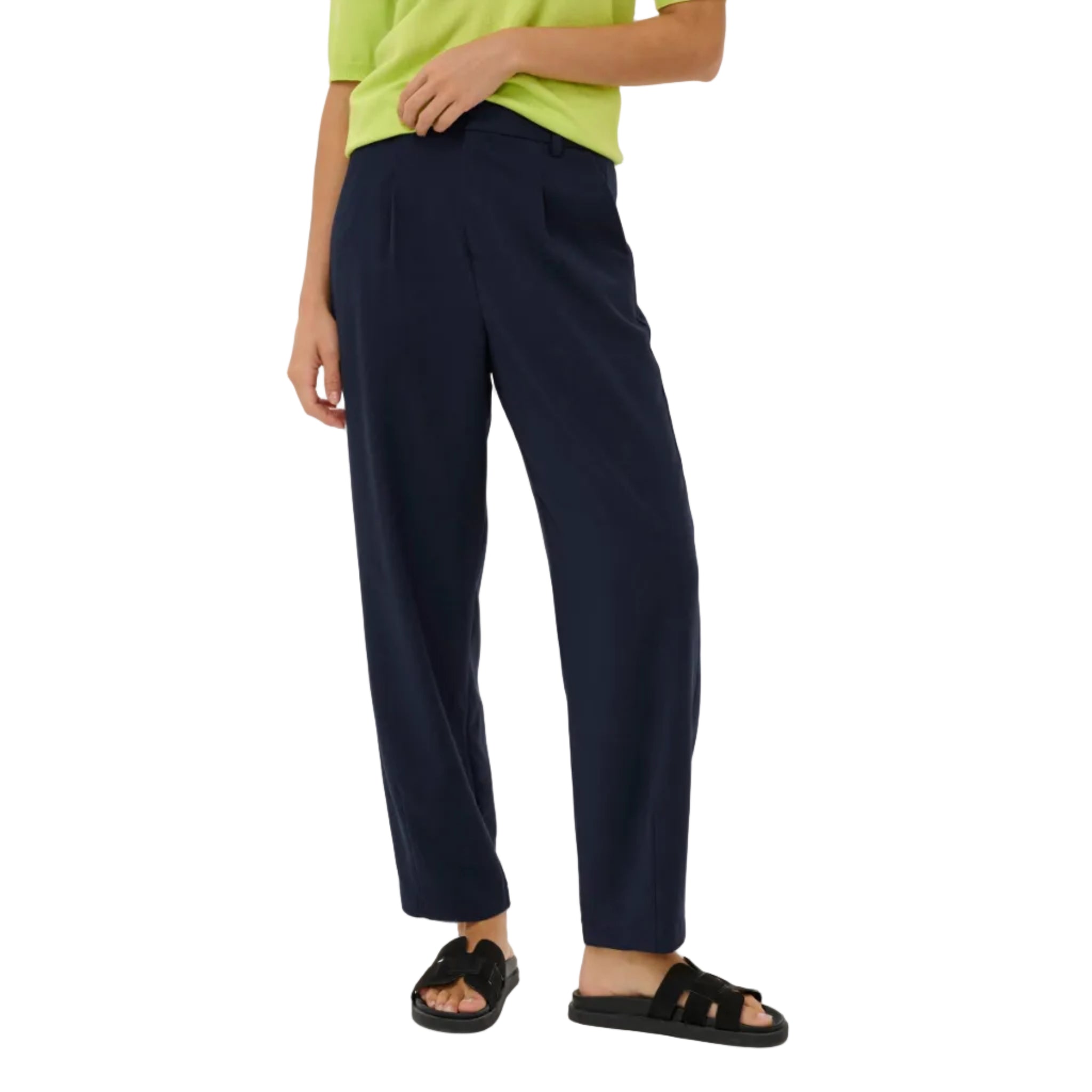 Kaffe Womens KAmerie Pants Midnight Marine