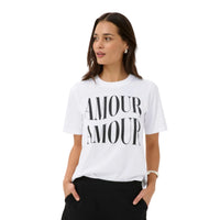 Kaffe Womens KAcherie T-Shirt Optical White