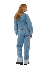 Kaffe women's blue denim shirt