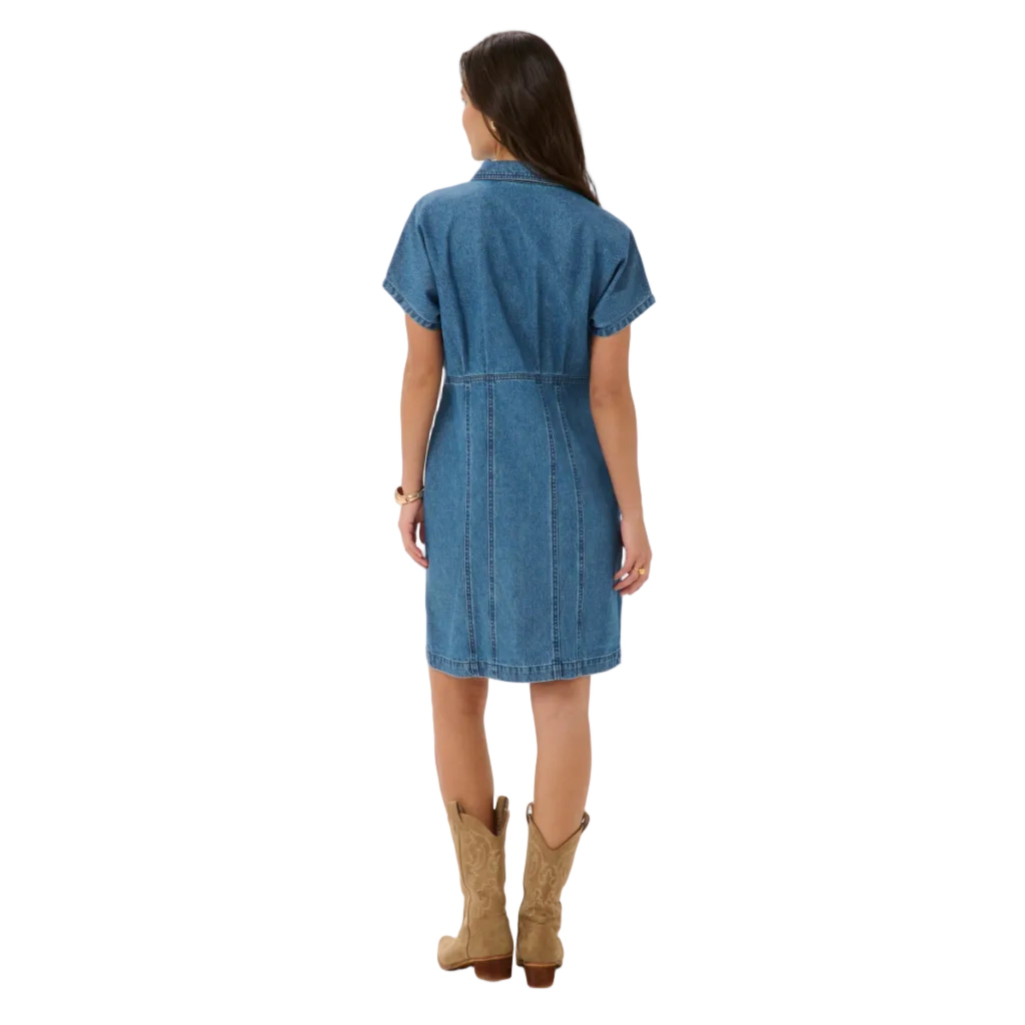Kaffe Womens KAvalena Denim Dress Blue
