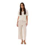 Kaffe Womens KAbrook Crooped Jeans Moonbeam