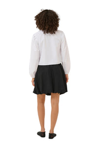 Kaffe women's white shirt with elasticated