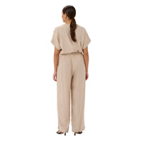 Kaffe women's grey trousers with drawstring