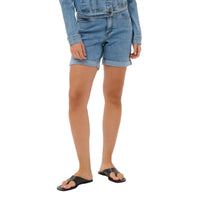 Kaffe women's blue denim shorts