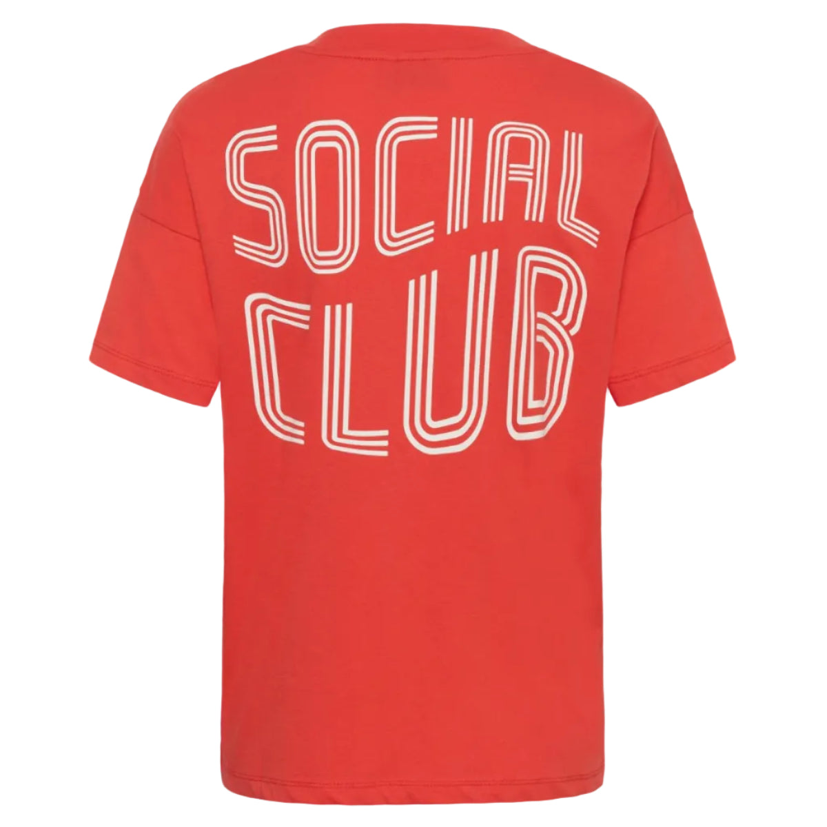 Kaffe Womens T-Shirt Annemette Poppy Red