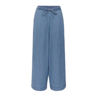 Kaffe women's blue denim trousers with drawstring