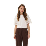 Kaffe Womens KAhermia T-Shirt Chalk