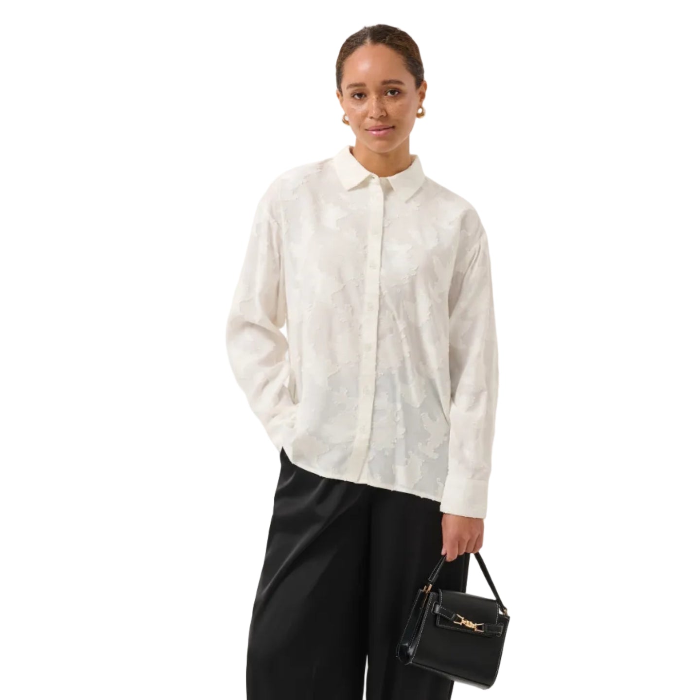 Kaffe Womens KAcassia Shirt Chalk