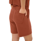 Kaffe Womens KAannie Jersey Shorts Henna