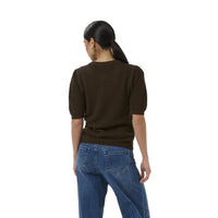 Kaffe Womens KAvivian Knit Pullover Coffee Bean