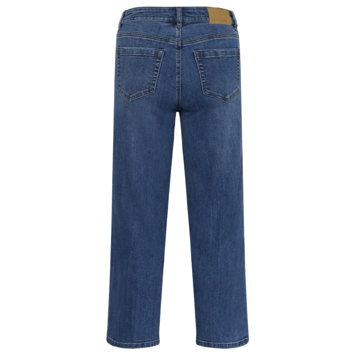 Kaffe Womens Jeans Brook HW Cropped Medium Blue Denim