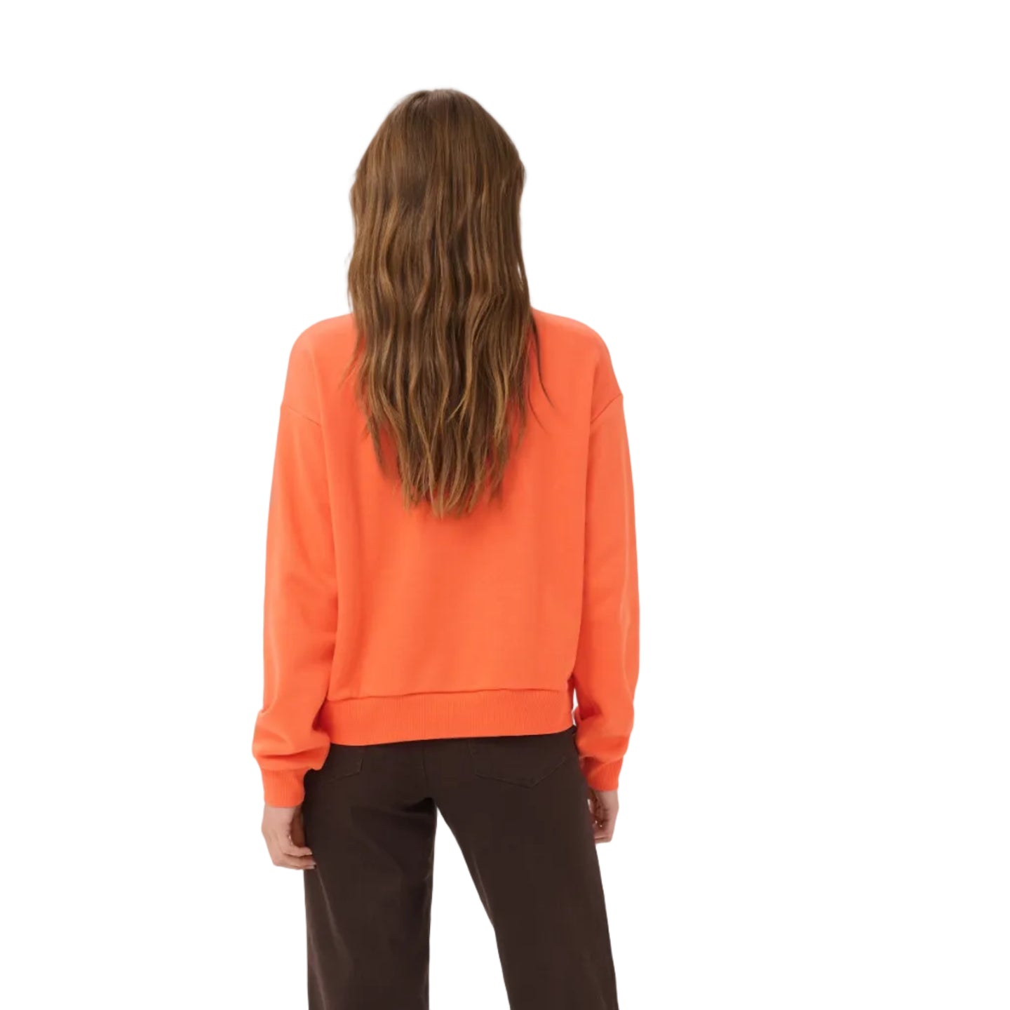 Kaffe Womens KArosita Sweatshirt Tigerlily