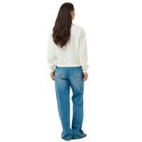 Kaffe Womens Sweatshirt Deliva Whisper White